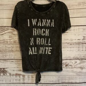 Vintage Style Rock N Roll Graphic Tee